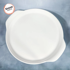 Stoneware Round Charcuterie Server